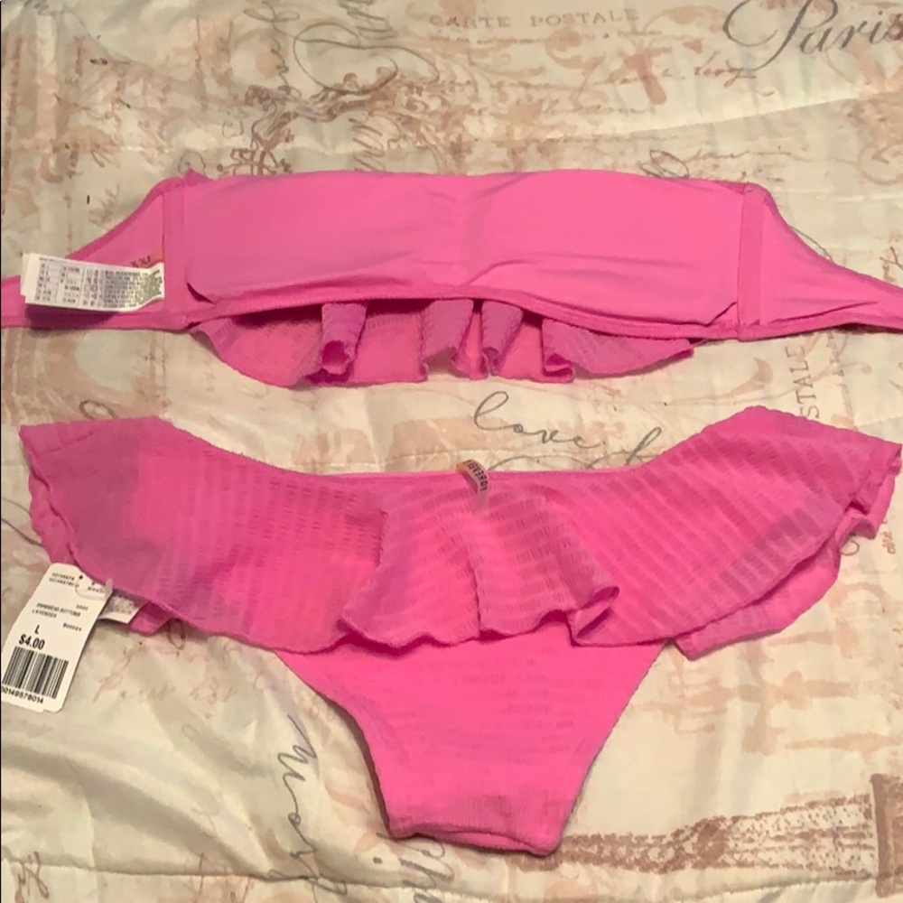 Pink Ruffle Bikini - Picture 2 of 4